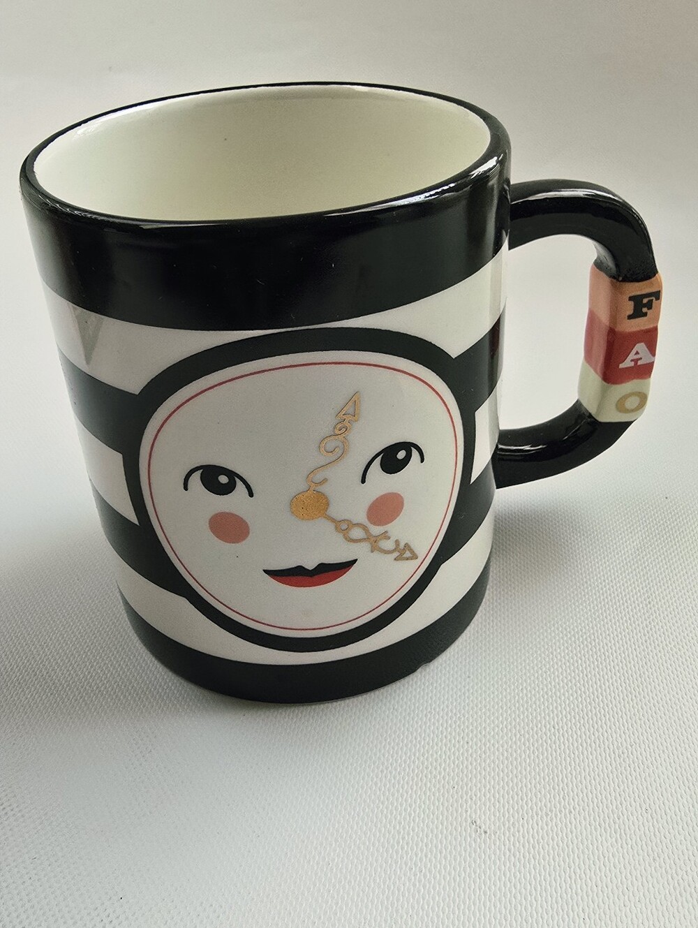 FAO Schwarz Collectable Clock Face Mug 20 Oz 2018 Original Box - Picture 8 of 13